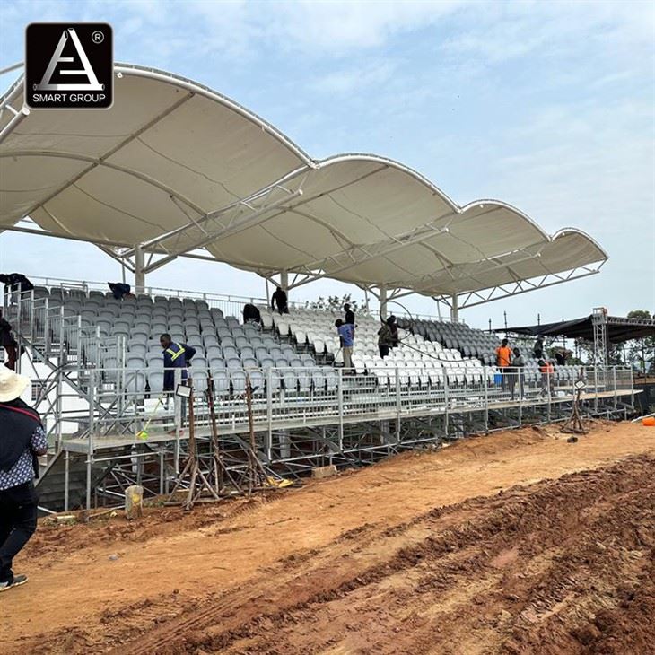 Mobile Layher Scaffolding Grandstand Seating